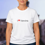T-shirt I love Vervins porté