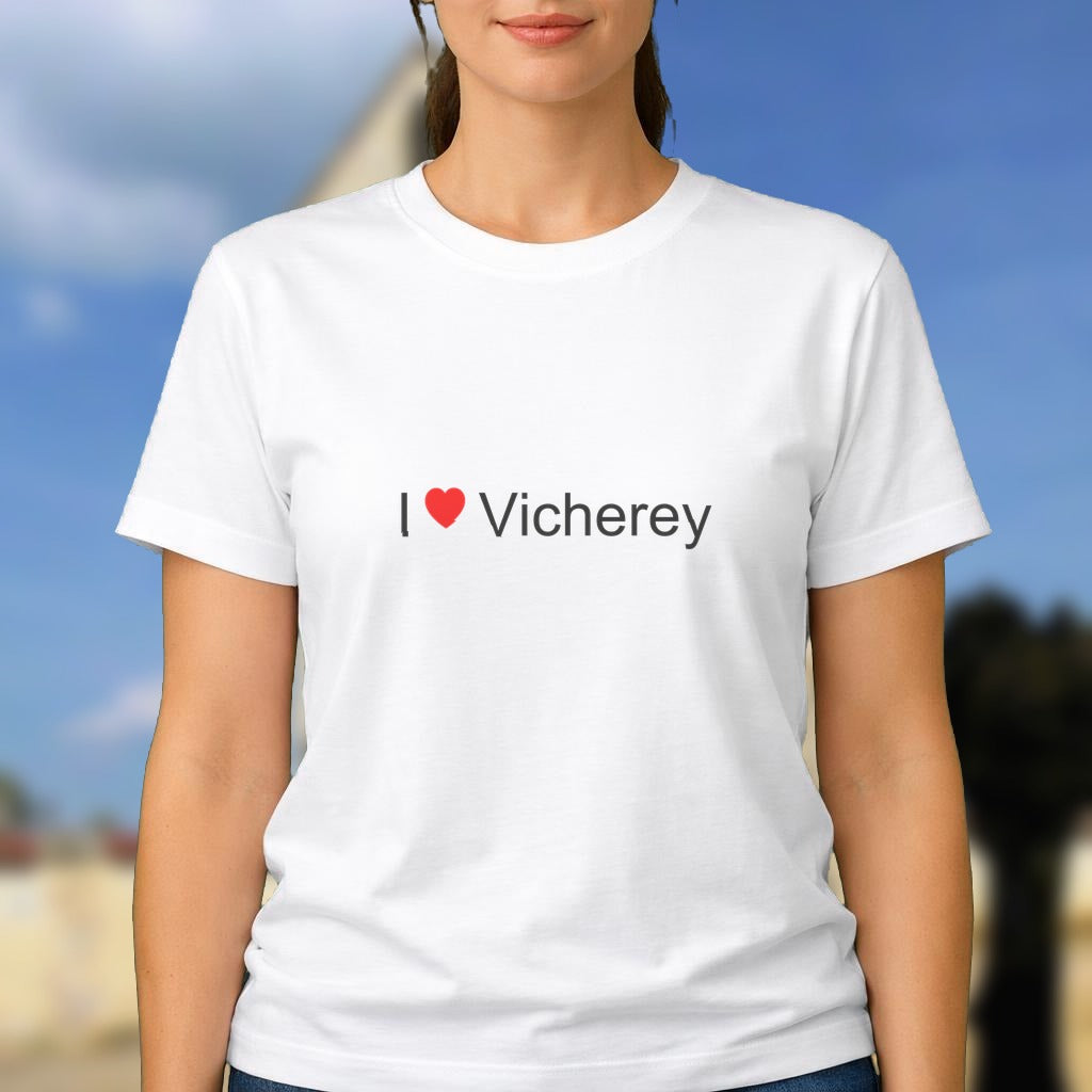 T-shirt I love Vicherey