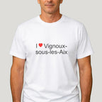 T-shirt I love Vignoux-sous-les-Aix