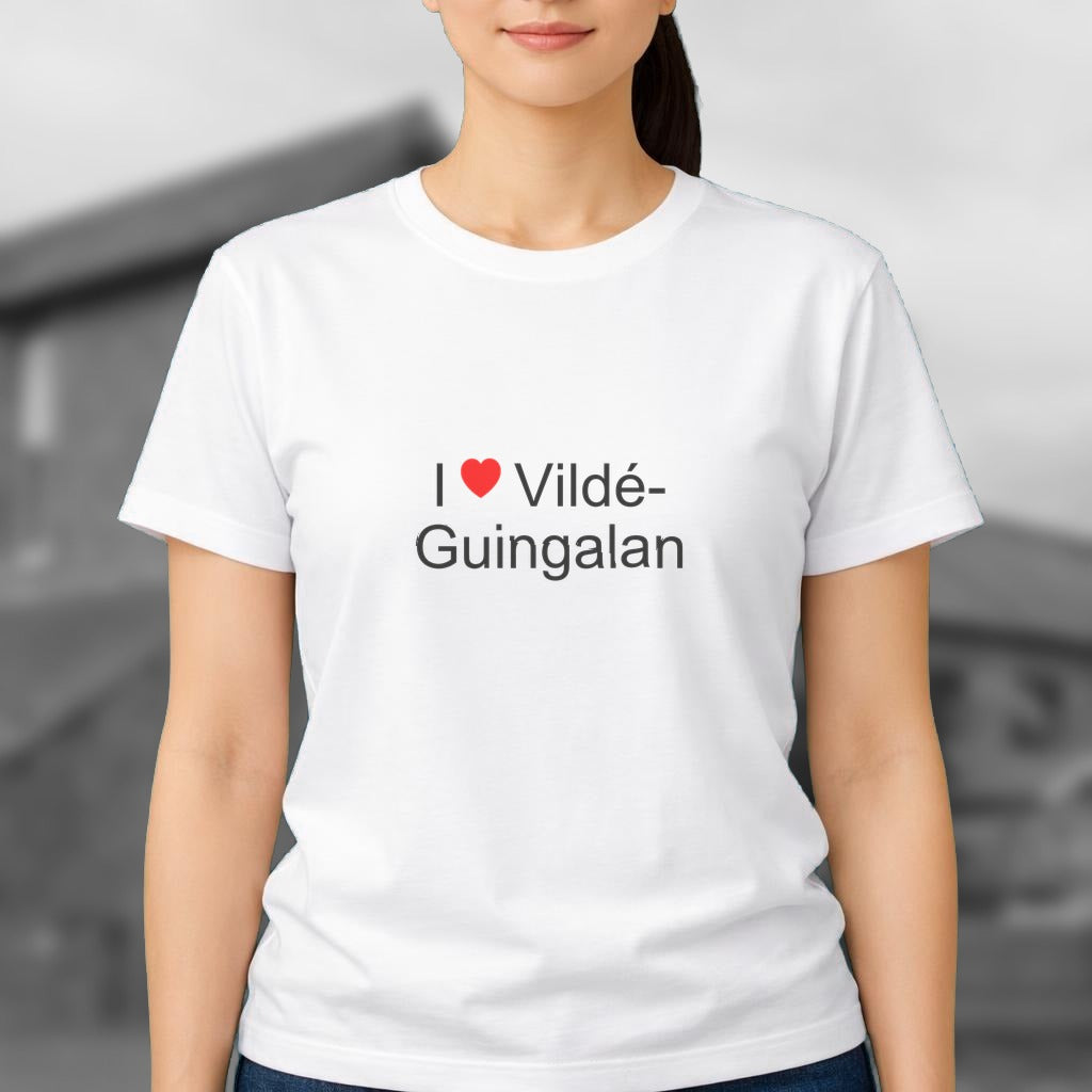 T-shirt I love Vildé-Guingalan