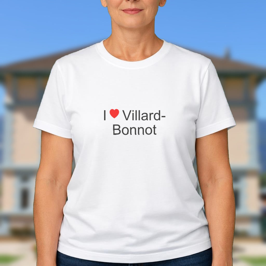 T-shirt I love Villard-Bonnot