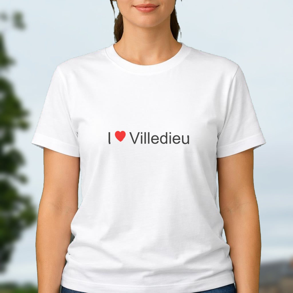 T-shirt I love Villedieu (15)