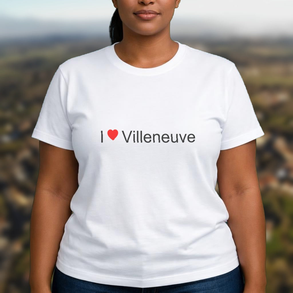 T-shirt I love Villeneuve (12)