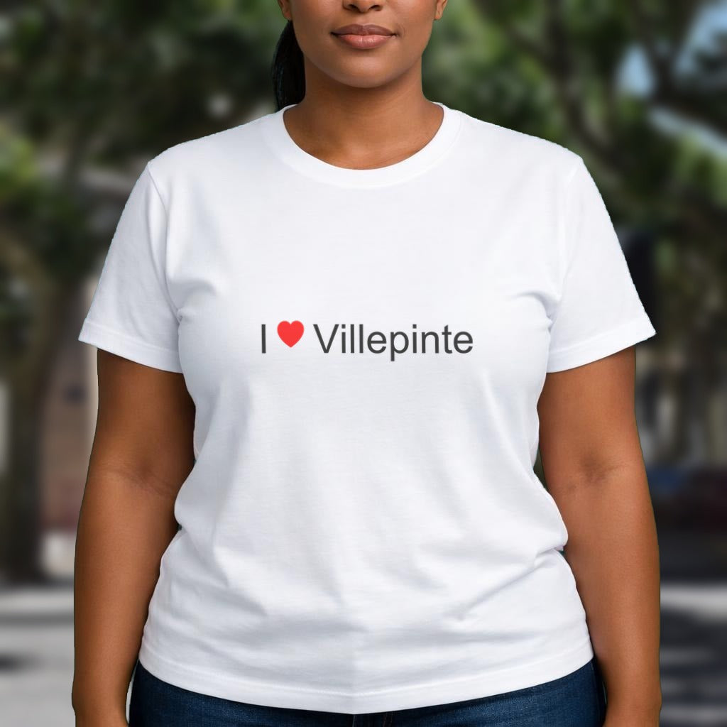 T-shirt I love Villepinte (11) porté
