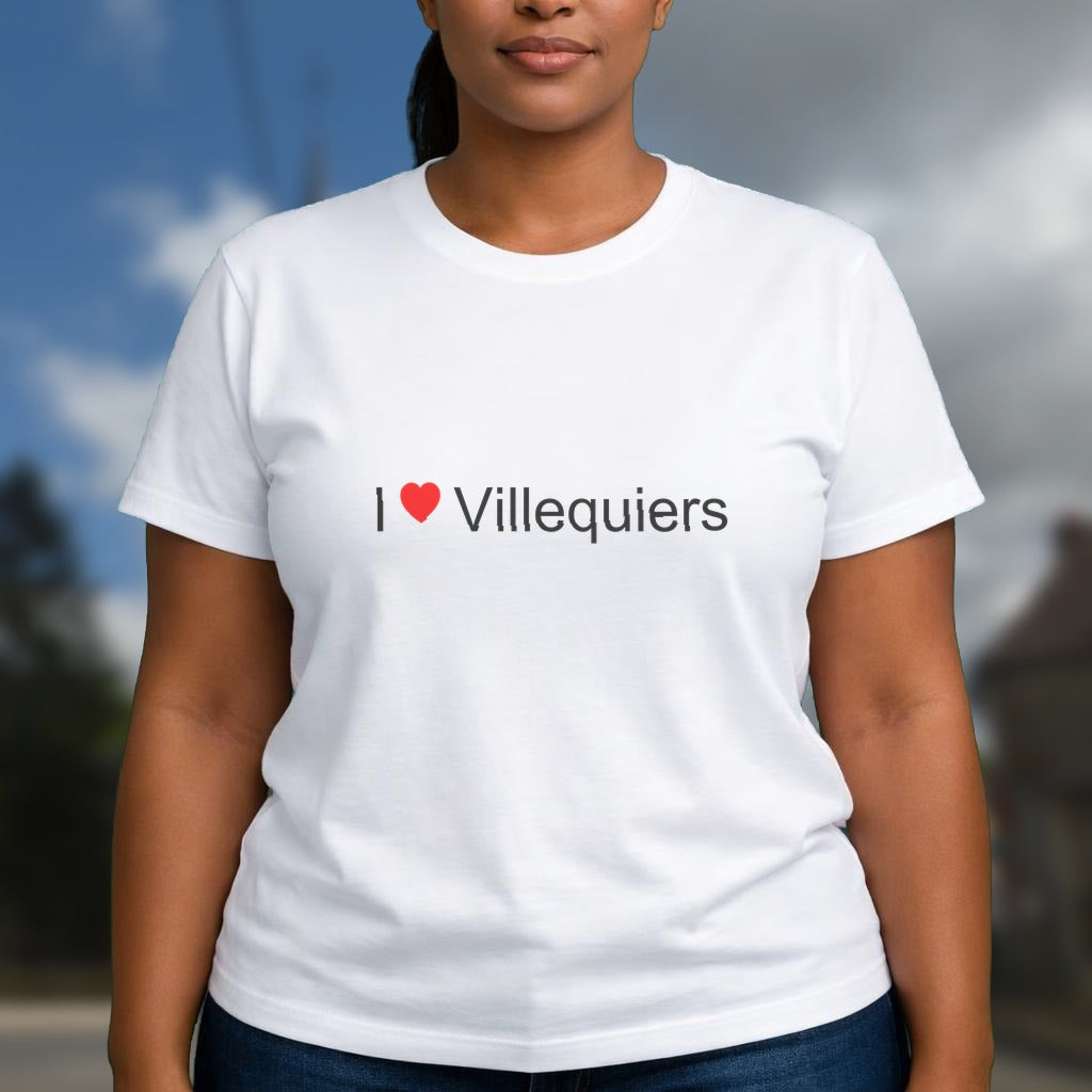 T-shirt I love Villequiers