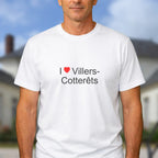 T-shirt I love Villers-Cotterêts porté