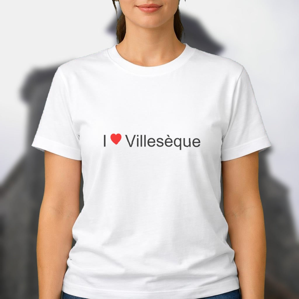 T-shirt I love Villesèque