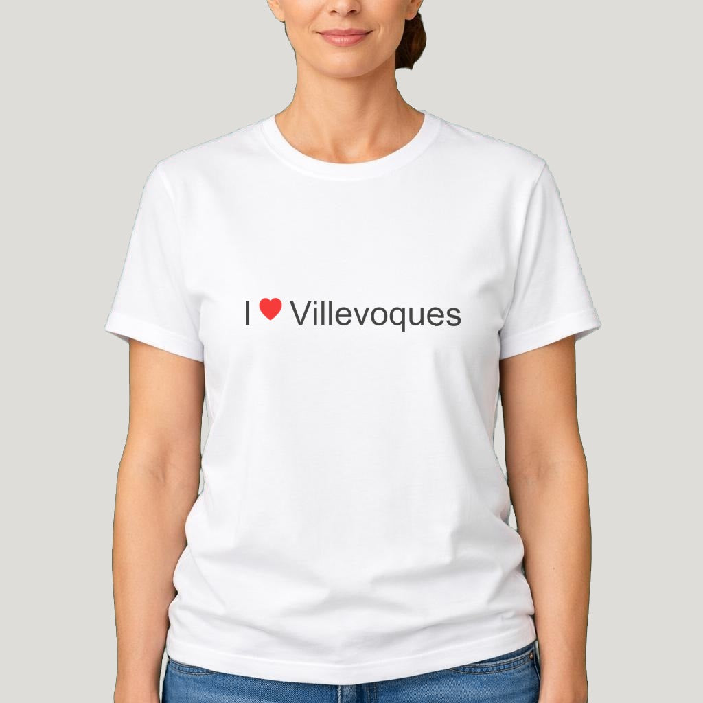 T-shirt I love Villevoques