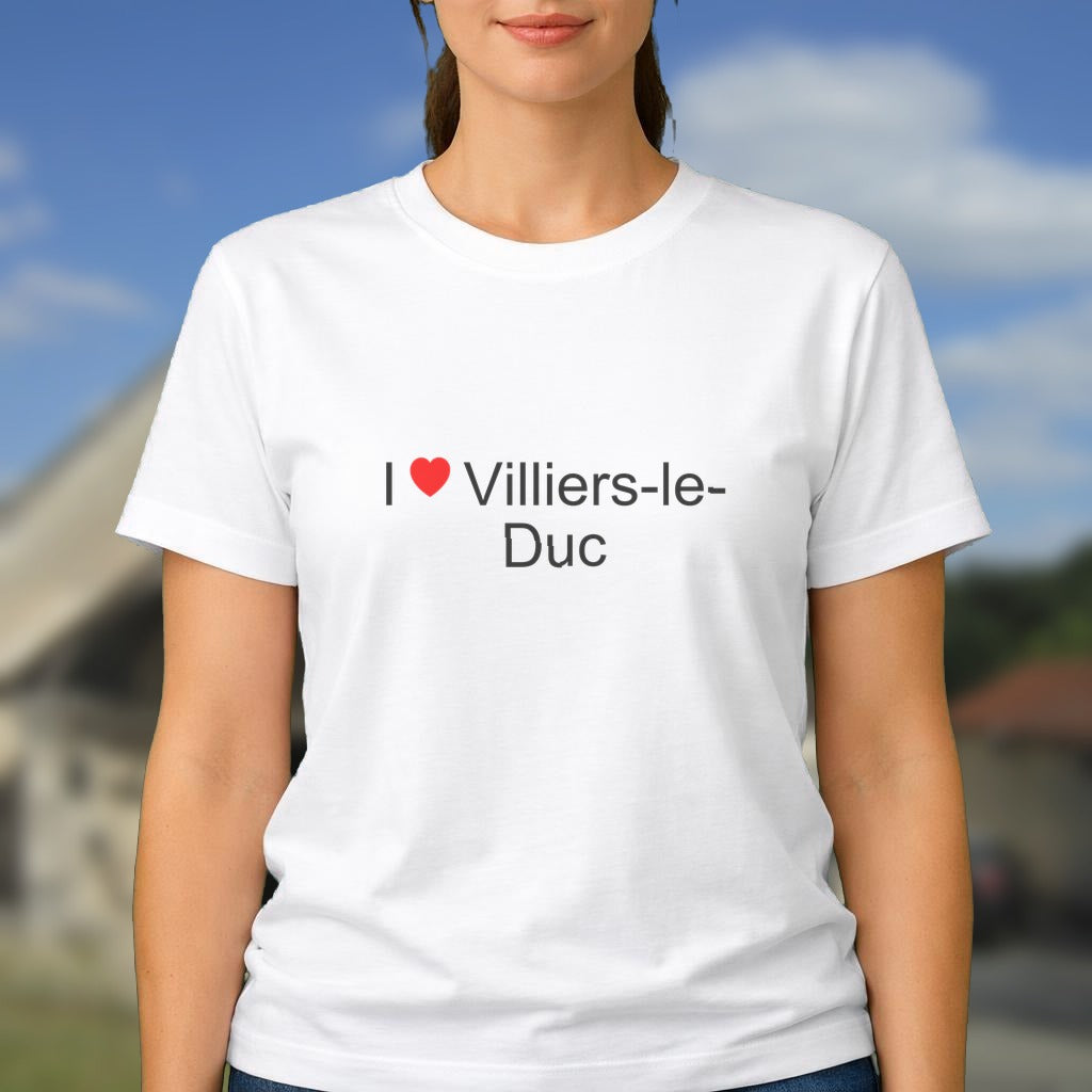 T-shirt I love Villiers-le-Duc