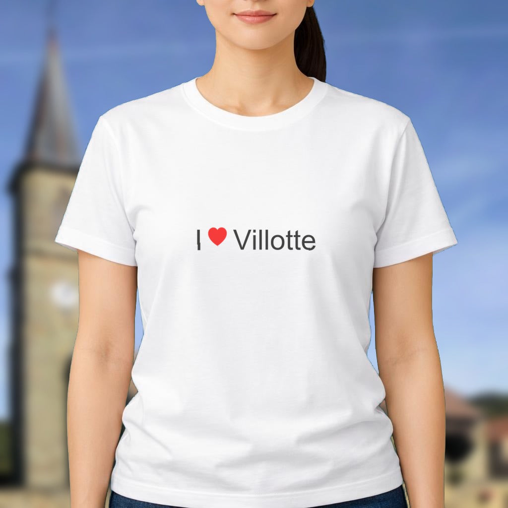 T-shirt I love Villotte