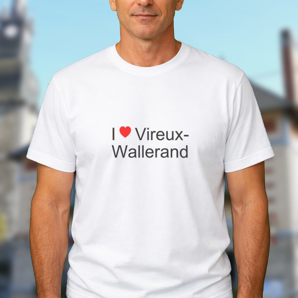 T-shirt I love Vireux-Wallerand porté
