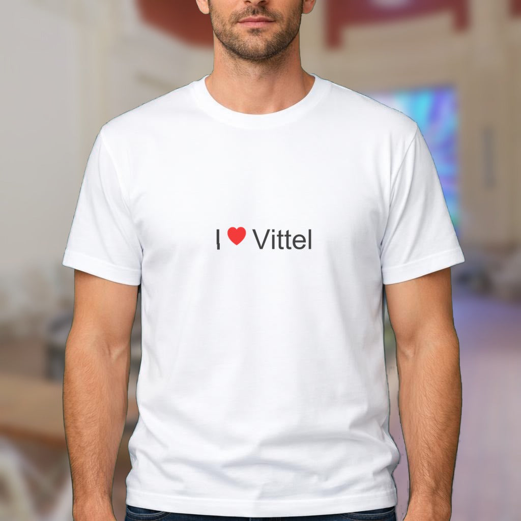 T-shirt I love Vittel