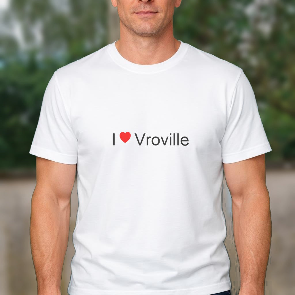 T-shirt I love Vroville