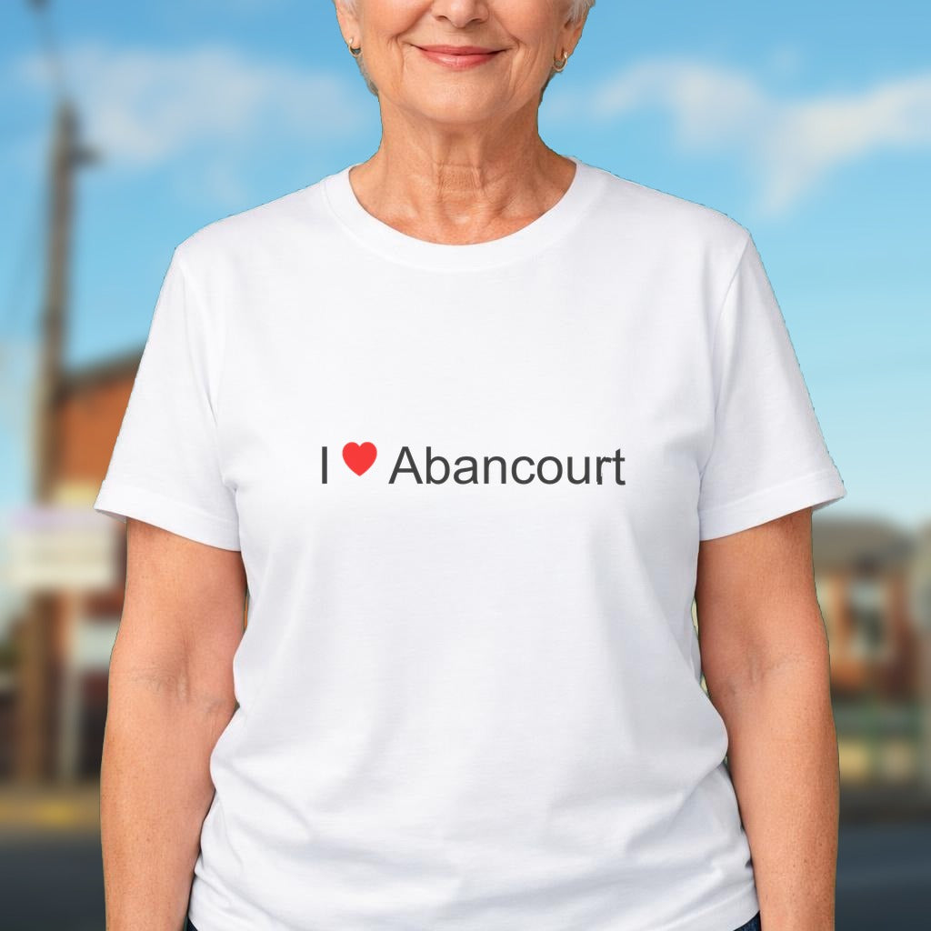T-shirt I love abancourt