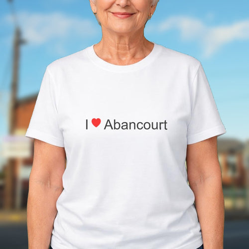 T-shirt I love abancourt