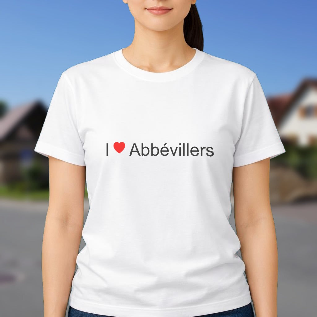 T-shirt I love abbévillers