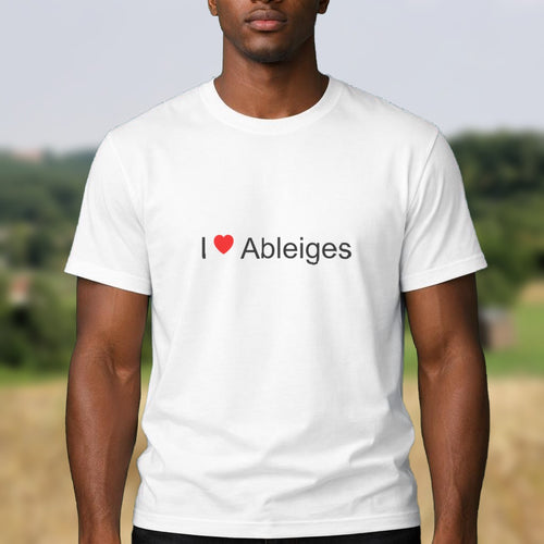 T-shirt I love ableiges