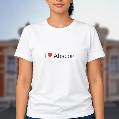T-shirt I love abscon