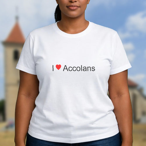 T-shirt I love accolans