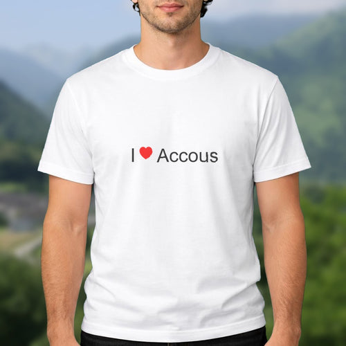 T-shirt I love accous