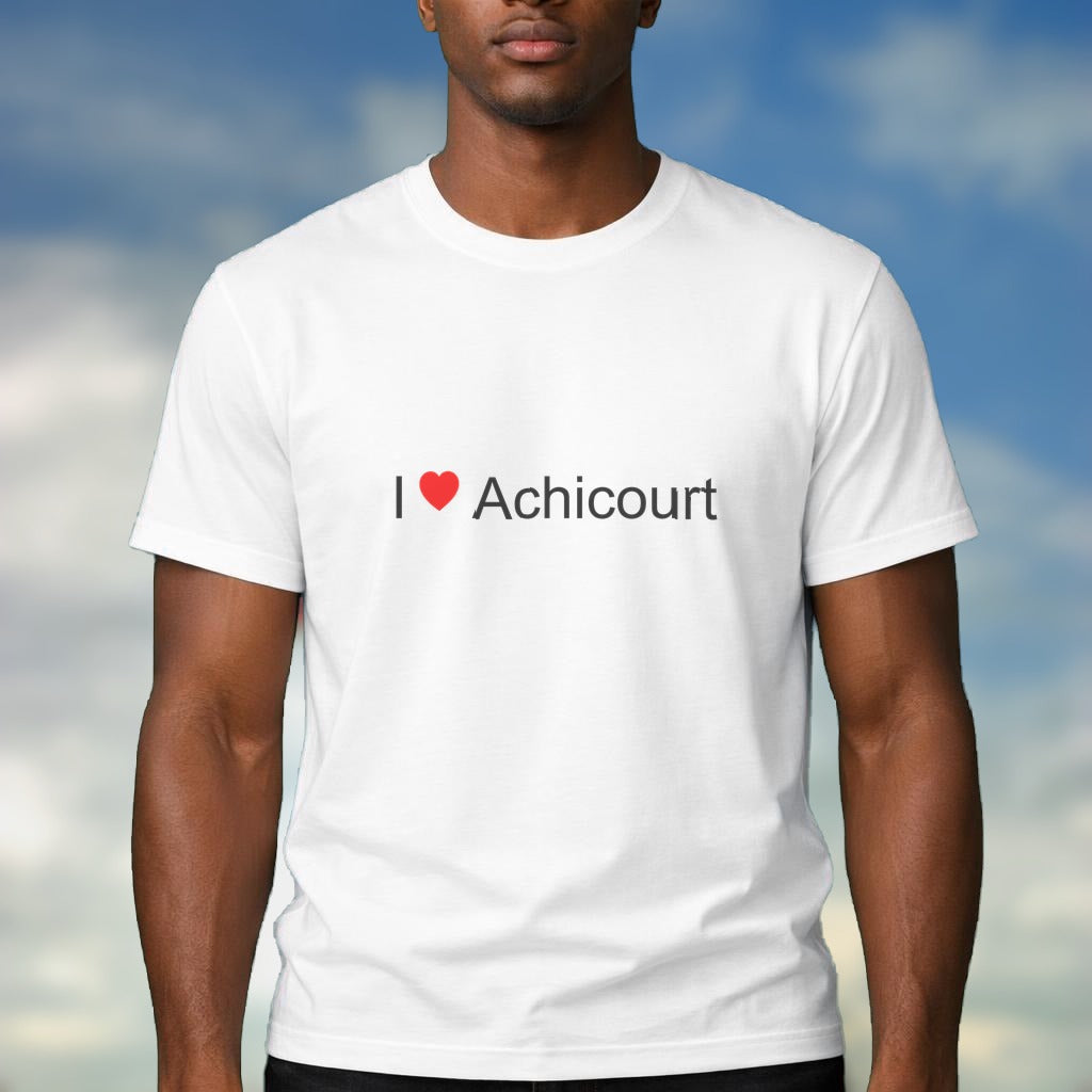 T-shirt I love achicourt