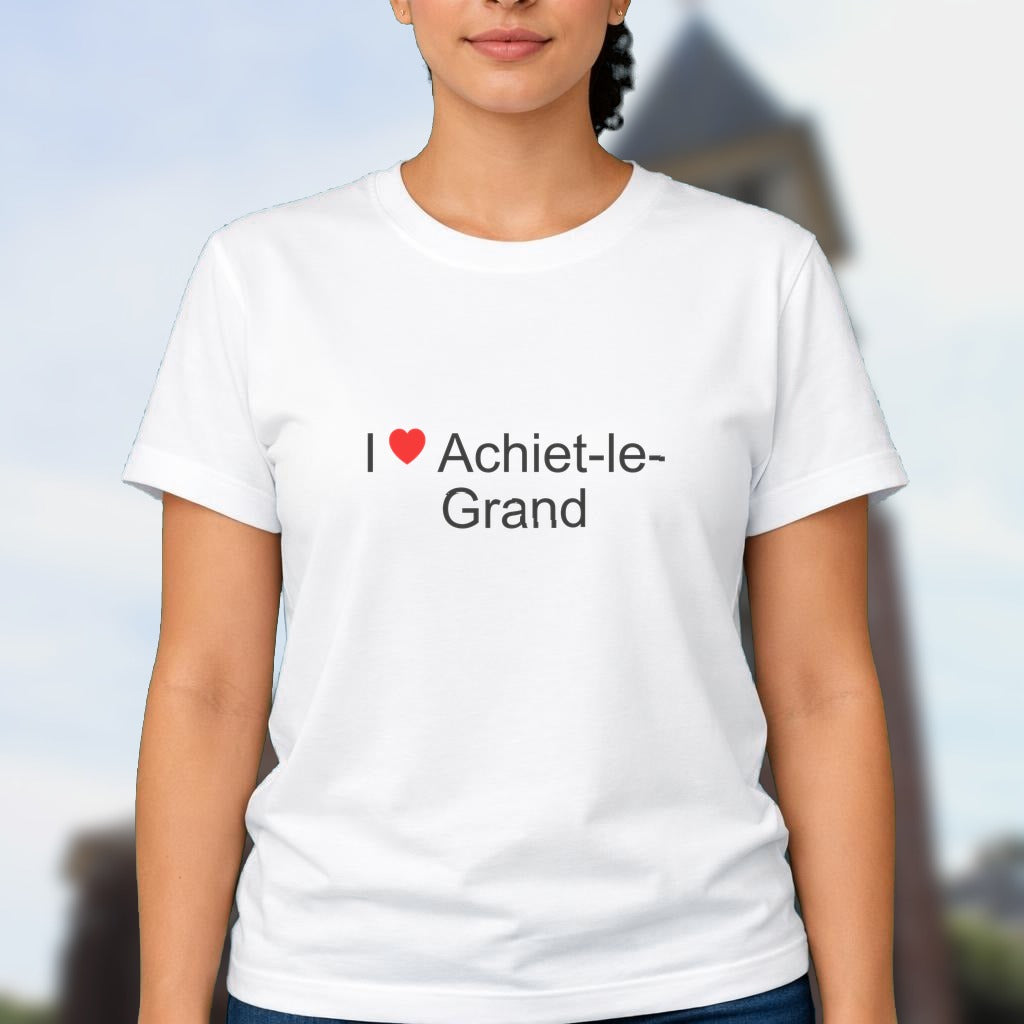 T-shirt I love achiet-le-grand
