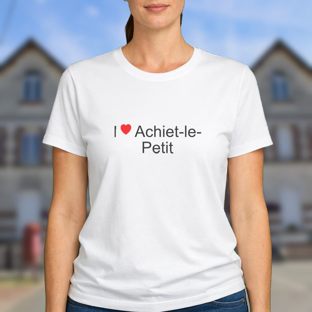 T-shirt I love achiet-le-petit
