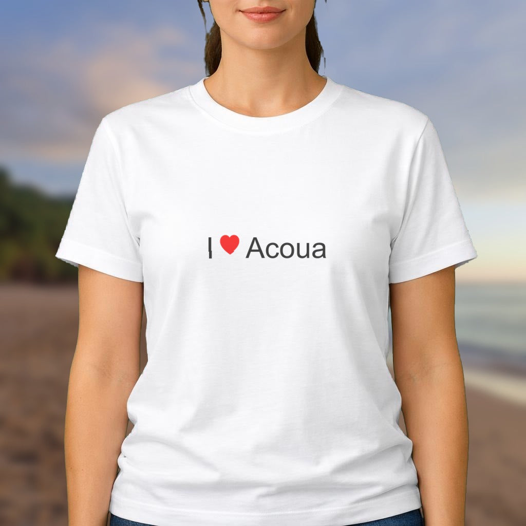 T-shirt I love acoua