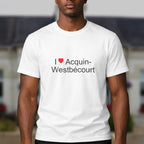 T-shirt I love acquin-westbécourt