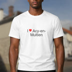 T-shirt I love Acy-en-Multien - cadeau souvenir Oise | Citeeshirt