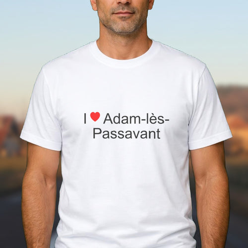 T-shirt I love adam-lès-passavant