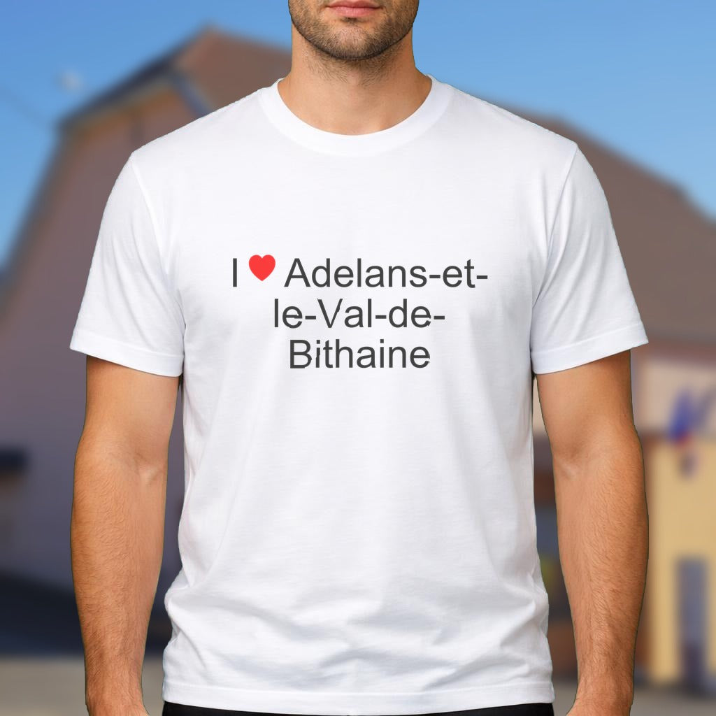 T-shirt I love adelans-et-le-val-de-bithaine