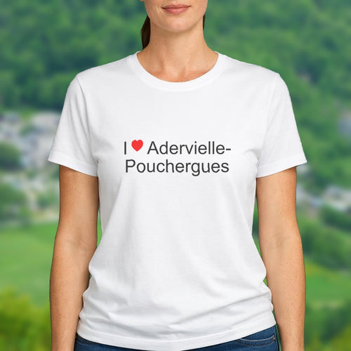 T-shirt I love adervielle-pouchergues