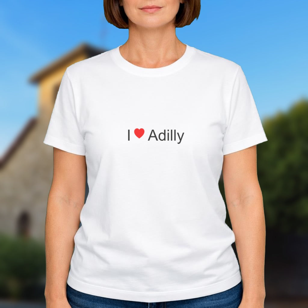 T-shirt I love adilly