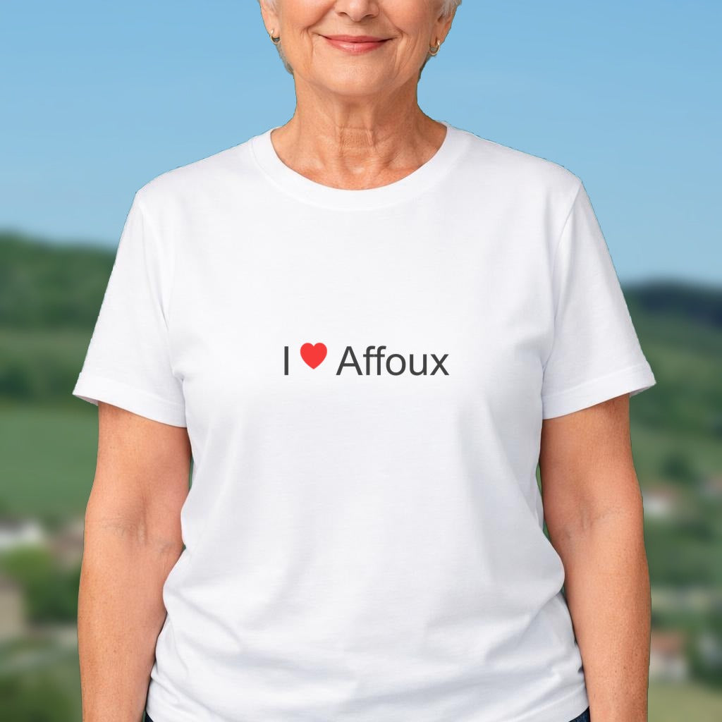 T-shirt I love affoux