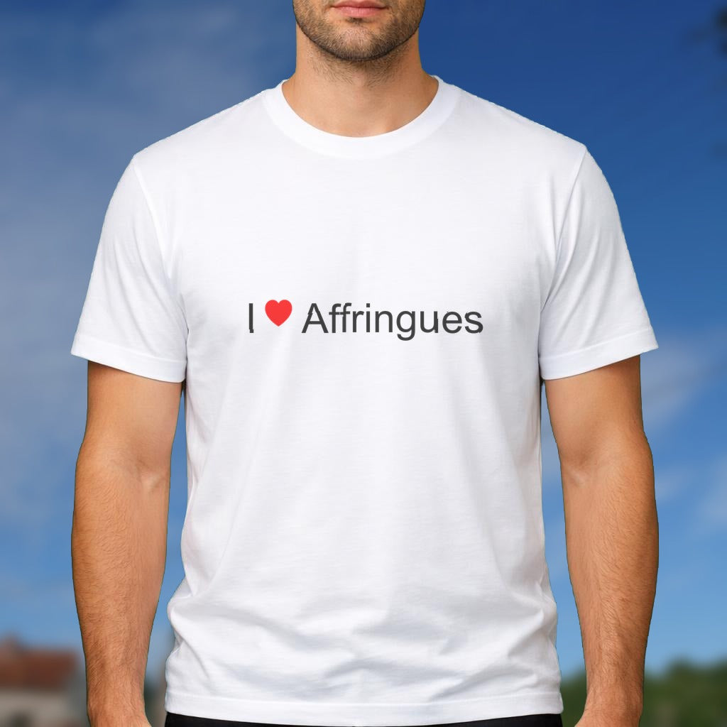 T-shirt I love affringues