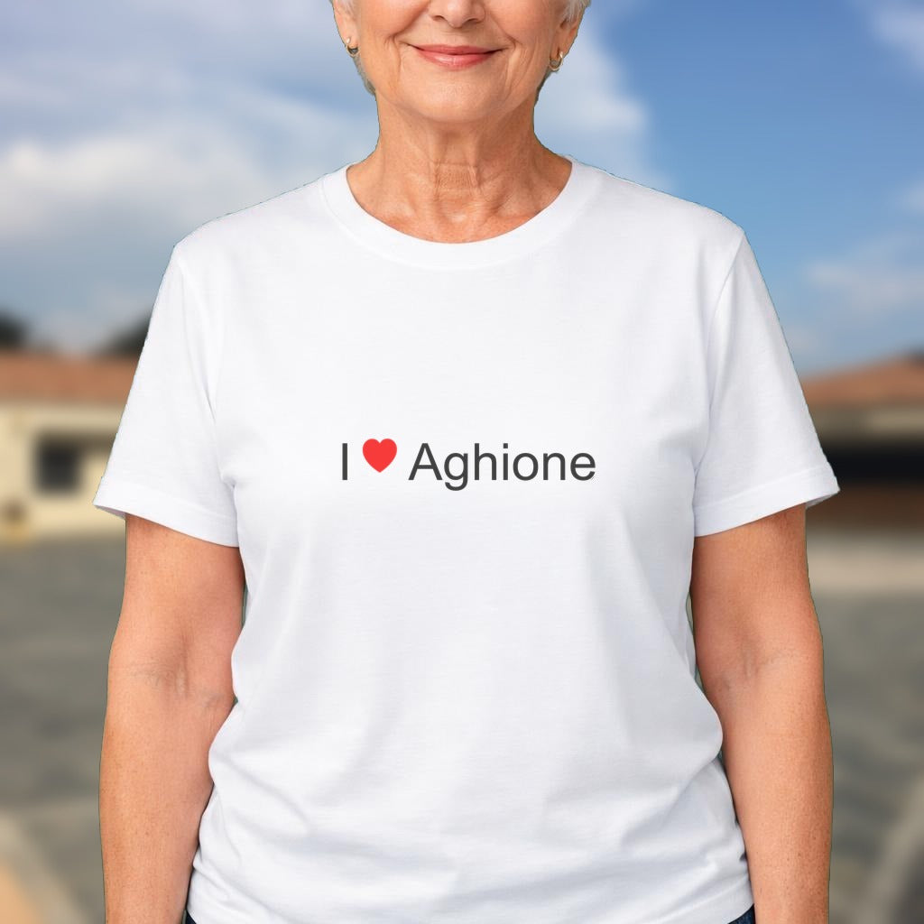 T-shirt I love aghione