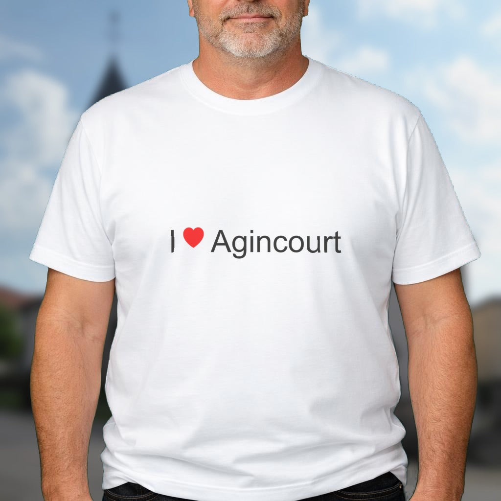 T-shirt I love agincourt