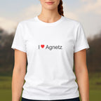 T-shirt I love Agnetz - cadeau souvenir Oise | Citeeshirt