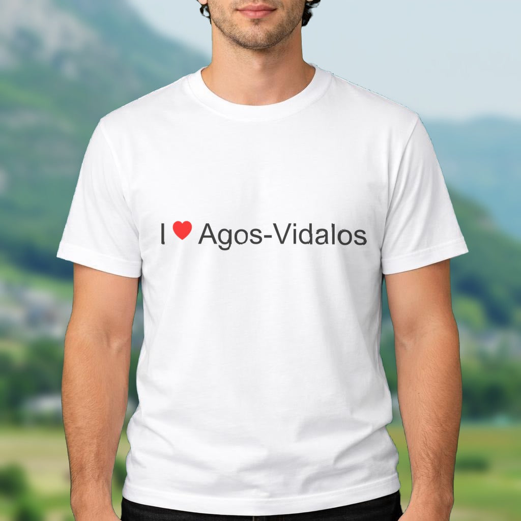 T-shirt I love agos-vidalos