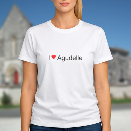 T-shirt I love agudelle