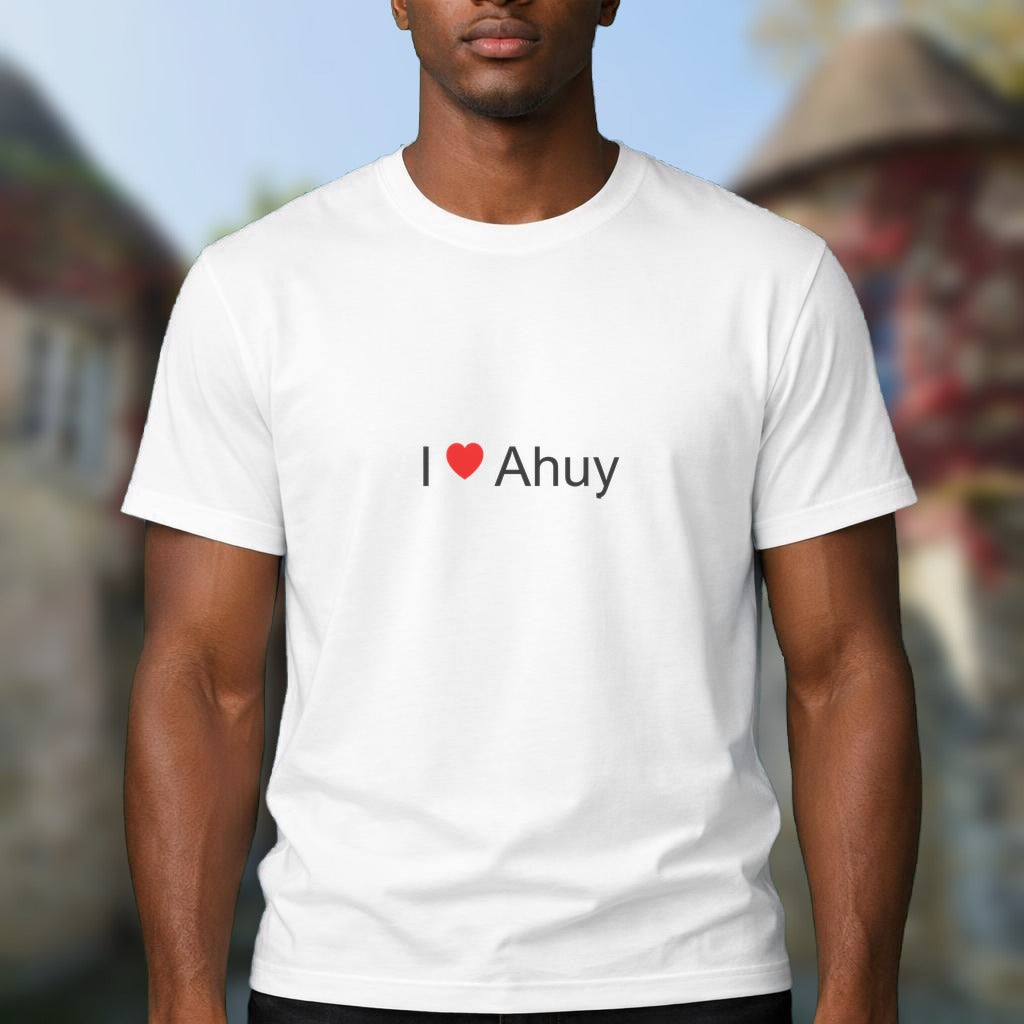 T-shirt I love ahuy