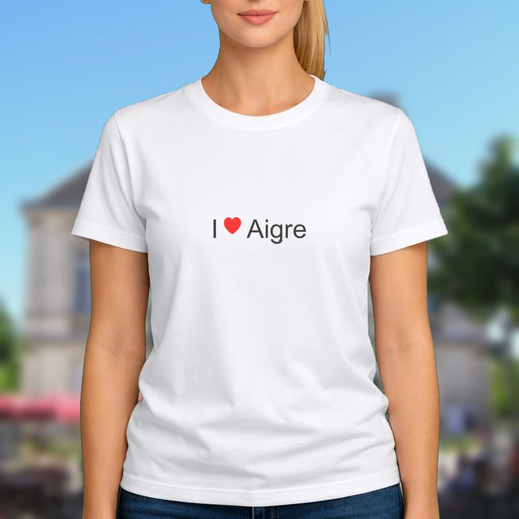 T-shirt I love aigre