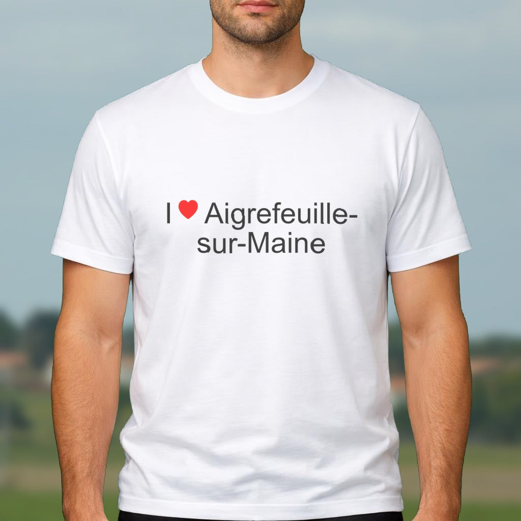 T-shirt I love aigrefeuille-sur-maine