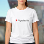 T-shirt I love aigrefeuille