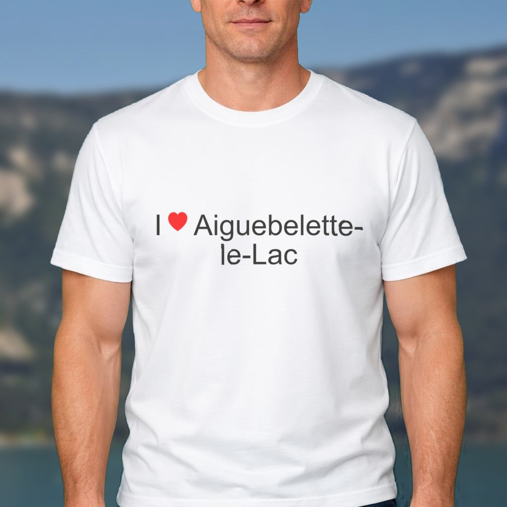 T-shirt I love aiguebelette-le-lac