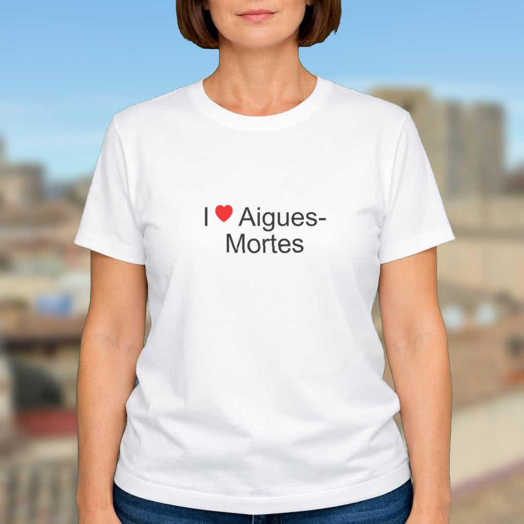 T-shirt I love aigues-mortes