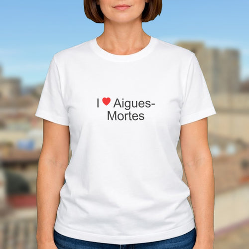 T-shirt I love aigues-mortes