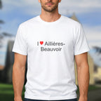 T-shirt I love aillières-beauvoir