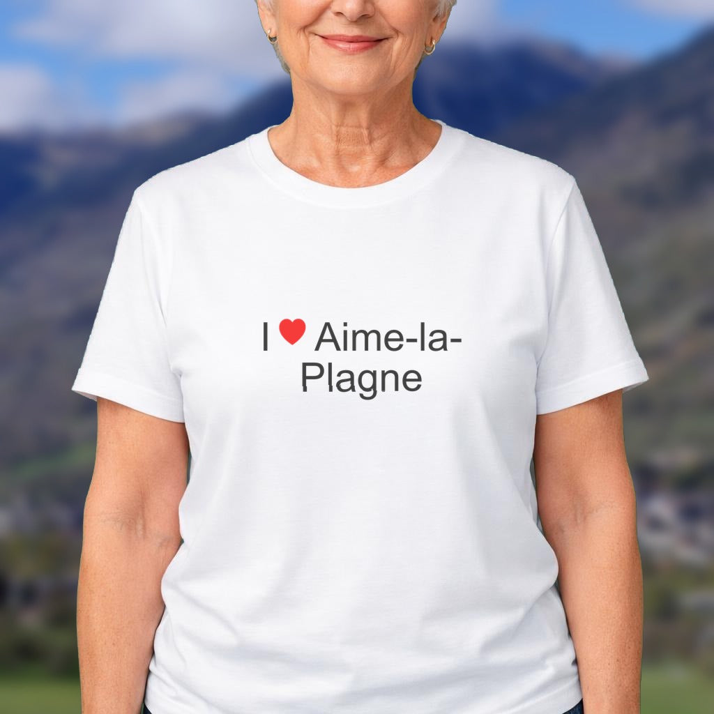 T-shirt I love aime-la-plagne